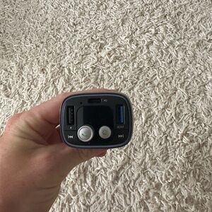 LIHAN USB C Bluetooth adaptor for car, AUX wireless FM radio transmitter